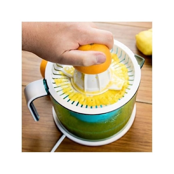Cecotec Electric Citrus Juicer ZitrusEasy Basic. 1 liter fat BPA-fri, dubbel rotationsriktning, dubbel kon och lock An