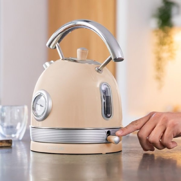 Cecotec Vattenkokare Thermosense 420 Vintage Ljusbeige
