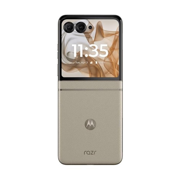 5G-LTE Dual SIM IPX8-smartphone med Octo-Core 2,5 GHz-processor, 120 Hz 6,9' pOLED invändig skärm och 90 Hz pOLED exteriör skärm