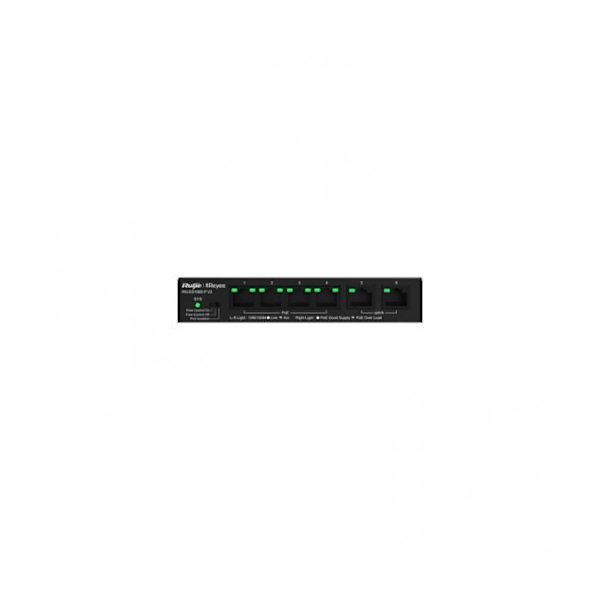 RUIJIE REYEE ETHERNET POE SWITCH 6 (4XPOE) METALL ETHERNETPORTAR