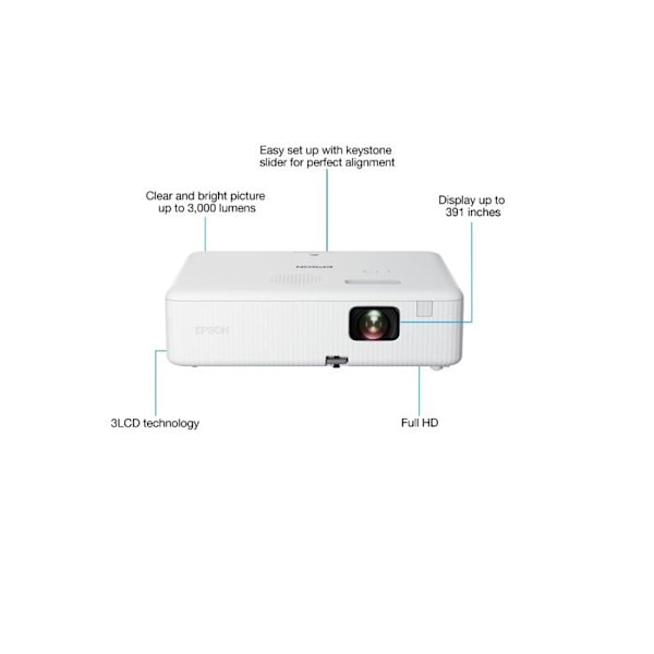 Märke Epson Model V11HA84040 Teknik - 3LCD-teknik, RGB Liquid Crystal Shutter Image - Ljusemission