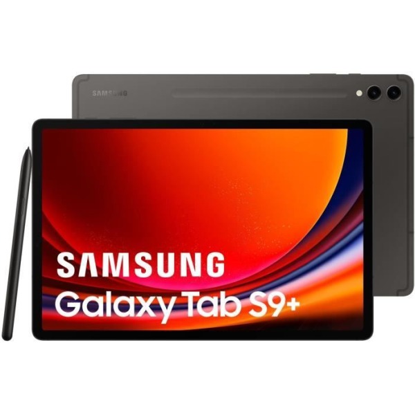 Touch Tablet - SAMSUNG - Galaxy Tab S9+ - 12,4" - RAM 12GB - 512 GB - Antracit - S Pen ingår