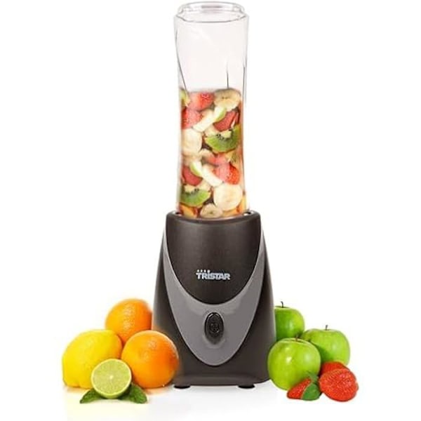 Blender - TRISTAR - Smoothie Maker - 500ml - Rostfria blad - 250W Svart