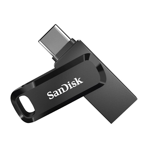 SANDISK Ultra Dual Drive Go USB-minne - 64 GB - USB 3.1 Gen 1 / USB-C Svart