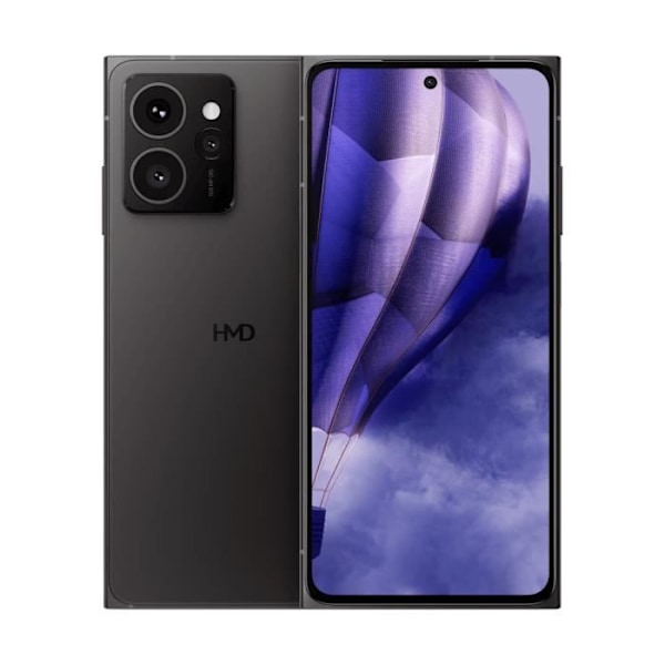 HMD Skyline 5G 8 GB/256 GB Svart (Twisted Black) Dubbel SIM