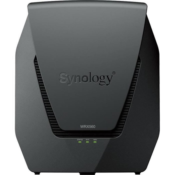 WiFi 6 Mesh Dual band 3 Gbit/s router - SYNOLOGY WRX560 - 4-portars switch - Grå Svart