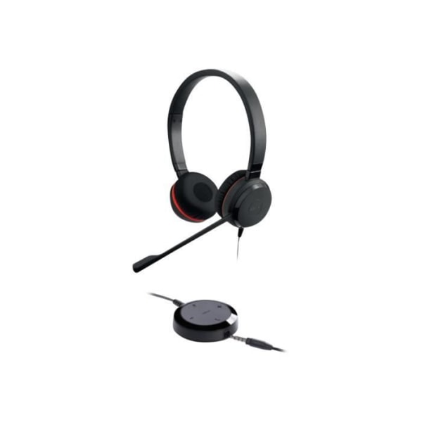 Jabra Evolve 20SE UC Stereo Headset - Professionellt headset med förenklad samtalshantering och imponerande ljud