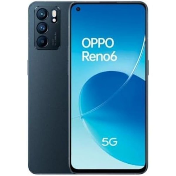 Smartphone - Oppo - Reno6 5G - 128GB - 8GB RAM - Dubbel SIM - Svart Svart