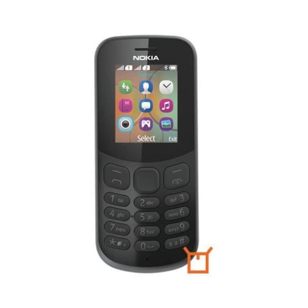 Mobiltelefon - NOKIA - 130 (2017) Dual SIM Black - GSM - 1020 mAh - 1,8 tum
