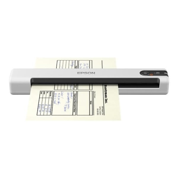 Epson WorkForce DS-70 bärbar arkmatningsskanner - 600 dpi - 16 bitars färg - USB