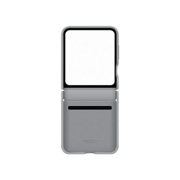 Coque - Kindsuit - Galaxy Z Flip 6 - Äkta läder - Grå - Mjuk Grå