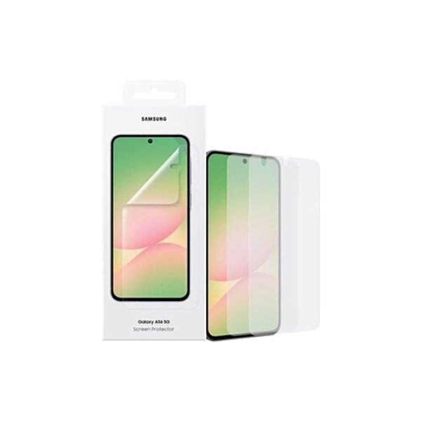 Skyddsfilm - Samsung - Galaxy A56 5G - Ultra-transparent - Repellerande mot repor - 1 enhet Transparent