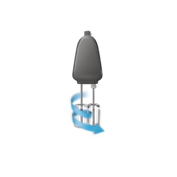 Philips handmixer i 5000-serien - 5 hastigheter - turbofunktion - dubbelvisp + knådning - vit (HR3740/00) Vit