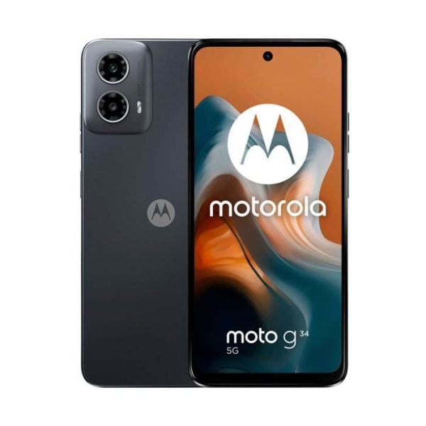 Motorola Moto G34 5G 4GB/64GB svart (kolsvart) Dual SIM XT2363-3