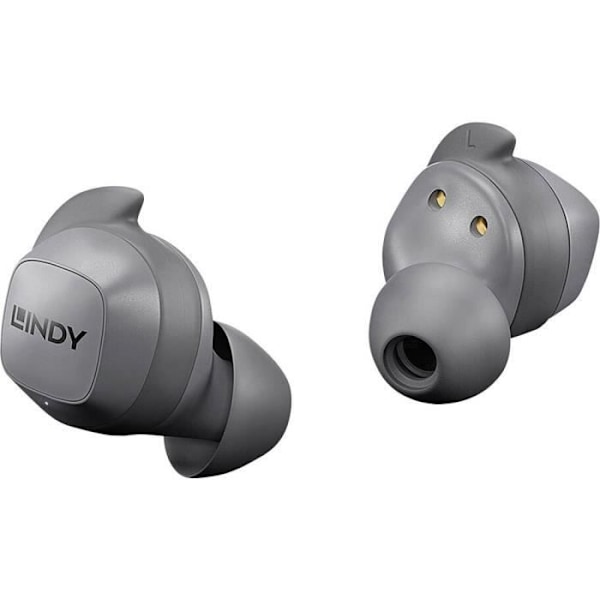 In-ear hörlurar - LINDY - LE400W - Bluetooth - Justerbar volym - Svettresistenta Grå