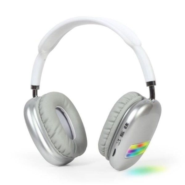Headset med mikrofon GEMBIRD BHP-LED-02-W