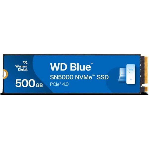 WESTERN DIGITAL - SN5000 - Intern SSD-enhet - 500 GB - WDS500G4B0E