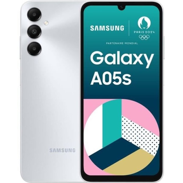 SAMSUNG Galaxy A05s Smartphone 64GB Silver