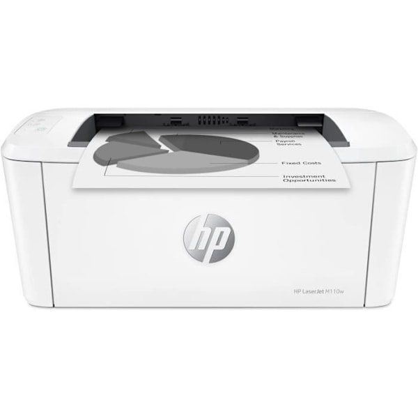 HP LaserJet M110w svartvit laserskrivare med en enda funktion Vit