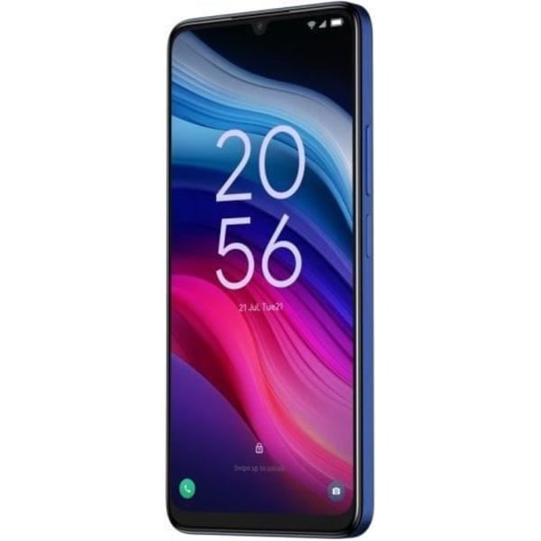 TCL 505 Smartphone - Blå - 128 GB - Dual SIM - Fingeravtrycksläsare