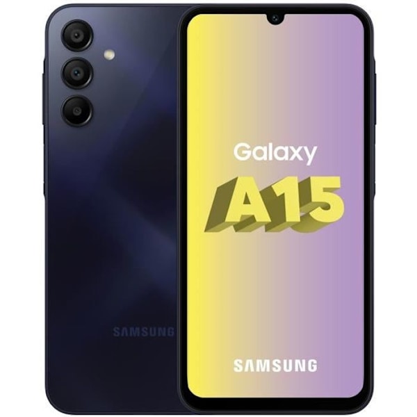 SAMSUNG Galaxy A15 5G Smartphone 128GB Midnattsblå Midnattsblå