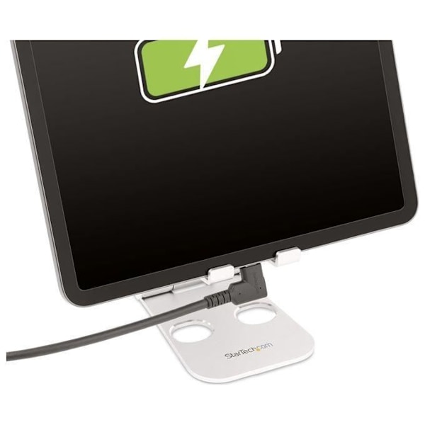 StarTech.com 1m Heavy Duty rätvinklig USB-C-kabel, USB 3.2 Gen 2 (10 Gbps), Full USB-C till C-dataöverföringssladd - MB