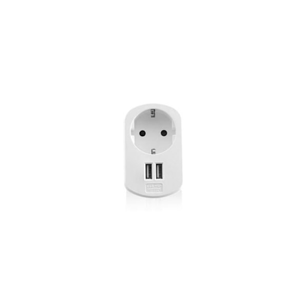 2 USB 3.1A-portar laddare - EWENT EW1211 - Vit - 95 g