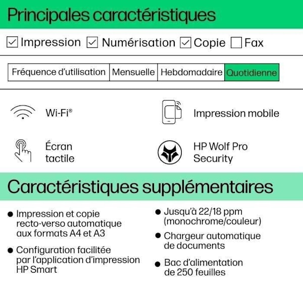 HP OfficeJet Pro 9720e A3 duplex allt-i-ett-skrivare, 3 månaders Instant Ink ingår med HP+