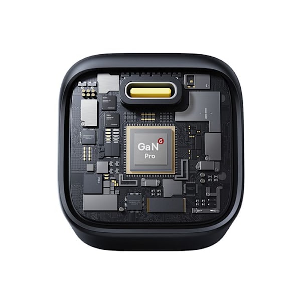 Strömadapter för laddning, 45W, USB-C, GaN - Baseus PicoGo (P10176800123-00) - Cosmic Black
