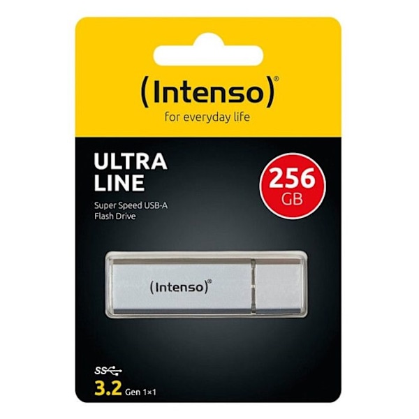 USB-nyckel - INTENSO - Ultra Line 3531492 - 256 GB - Grå - USB 3.0