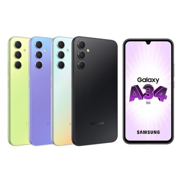 SAMSUNG Galaxy A34 5G Lavendel 128GB