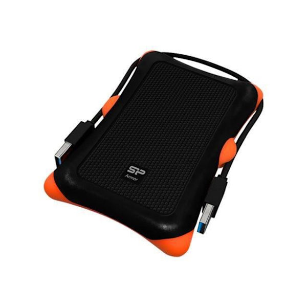 USB 3.0 A30 extern hårddisk - 2 TB - Svart - SILICON POWER