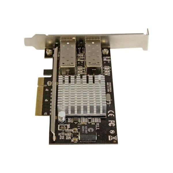 STARTECH 2-portars 10 Gigabit Ethernet fiberoptiskt PCI Express-nätverkskort med öppen SFP+
