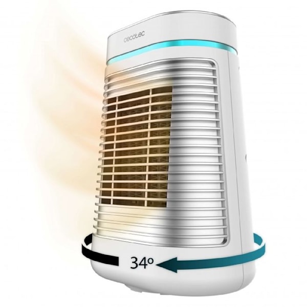 Cecotec Bordsvärmare i keramik ReadyWarm 1550 Max Ceramic Rotate Vit Vit
