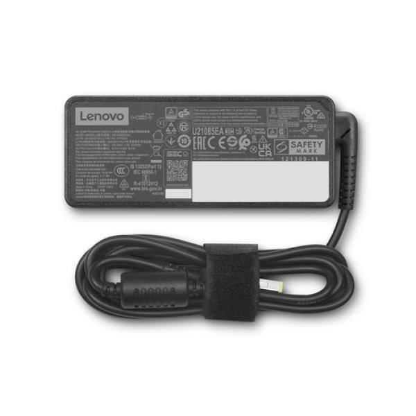 Nätadapter - Lenovo - 4X21J81440 - 65 Watt - AC 100-240 V - Svart - För ThinkCentre M70q Gen 3 Svart