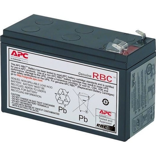APC ersättningsbatteripatron #17 - UPS-batteri - Blysyra - 108 Ah - Svart