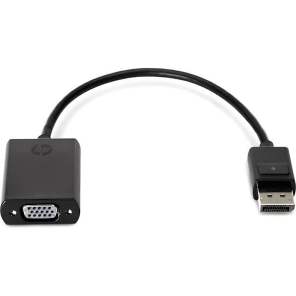 HP DisplayPort/VGA-videokabel - för videoenhet, bärbar dator - First End: 1 x DisplayPort hanljud/video