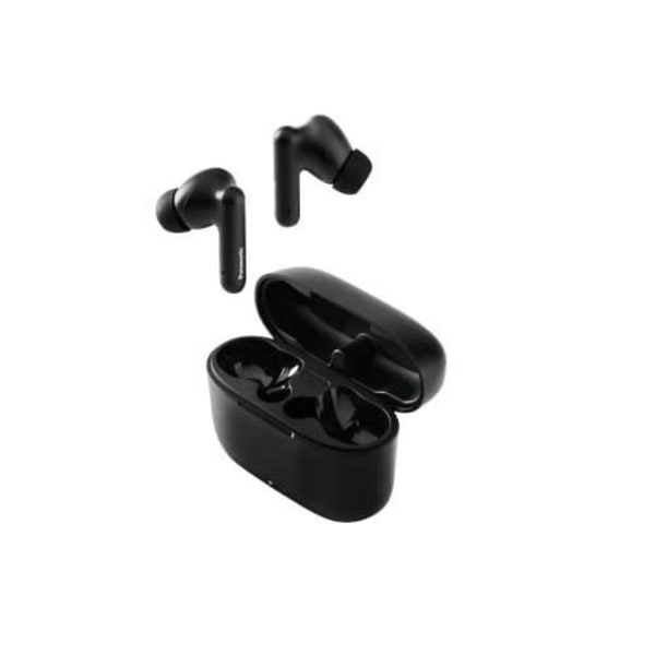 Panasonic RZ-B110WDE-K trådlösa hörlurar, Bluetooth 5.3, Comfort In-Ear, Integrerad mikrofon, XBS, 26h batteritid