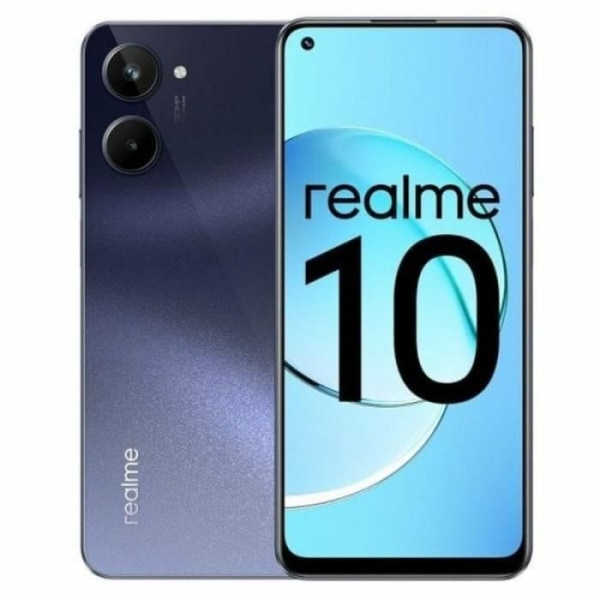 Smartphone Realme Realme 10 Svart 8 GB RAM Octa Core MediaTek Helio G99 6,4" 256 GB