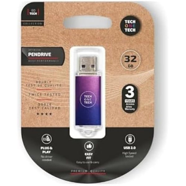 Tech One Tech Be Fade USB-minne 32 GB