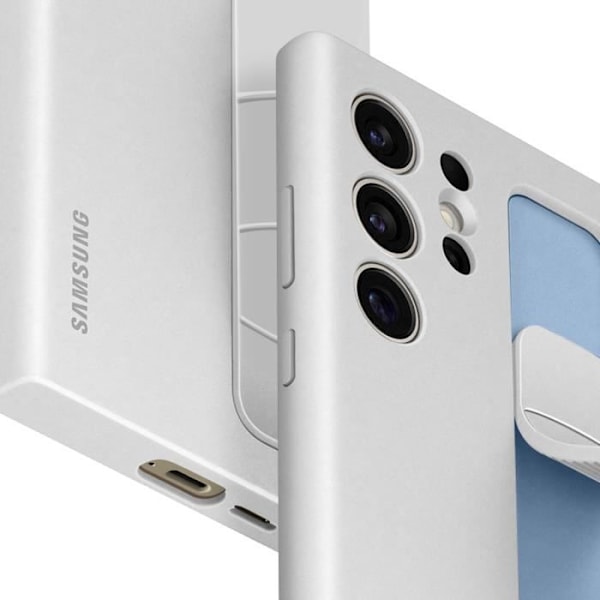 Coque - Samsung - Galaxy S25 Ultra - Grå - Stödfunktion - Integrerad rem Grå