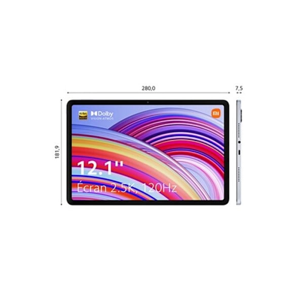 Taktile Tablett - XIAOMI - Redmi PAD Pro - 6 GB RAM - 128 GB ROM - Skärm 12.1"