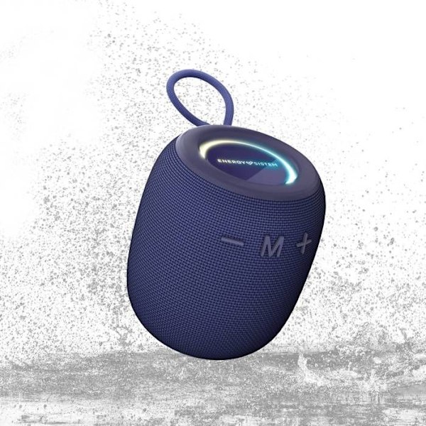 Bloom – Bluetooth-högtalare (Bluetooth 5.3, 18 timmars batteritid, IPX6, True Wireless, 100 % återvunnen plast, LED-belysning) Färgad