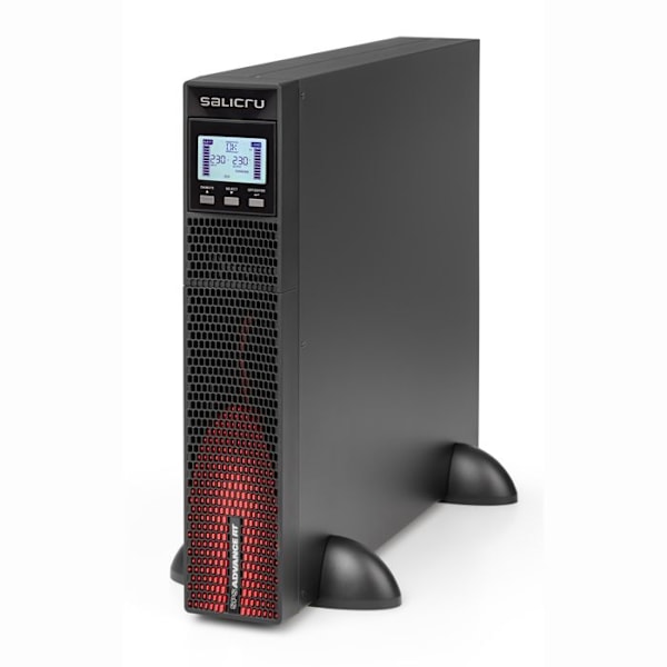 Sai Salicru SPS 800 ADV RT2 800VA Inverter - 720W Rack - Online - Dubbel konvertering Svart