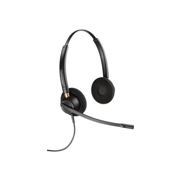 Headsetmikrofon - trådbunden - Snabbkoppling - HP Inc. - Poly EncorePro HW520D - EncorePro 500-serien - headsetmikrofon - on-ear - f