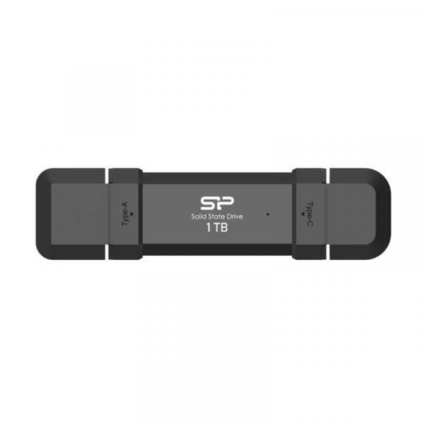 Märke Silicon Power Model SP001TBUC3S72V1K Kapacitet – 1 TB gränssnitt – 1 x USB Type-A och 1 x USB Type-C 3.2 Gen 2 (USB 3.1)