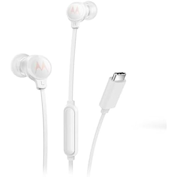 Hörlurar - MOTOROLA - 3C-S - Vit - USB-C - In-ear Vit