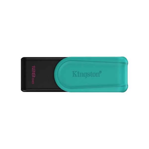 KINGSTON 128Go Bärbar USB 3. Svart, Turkos