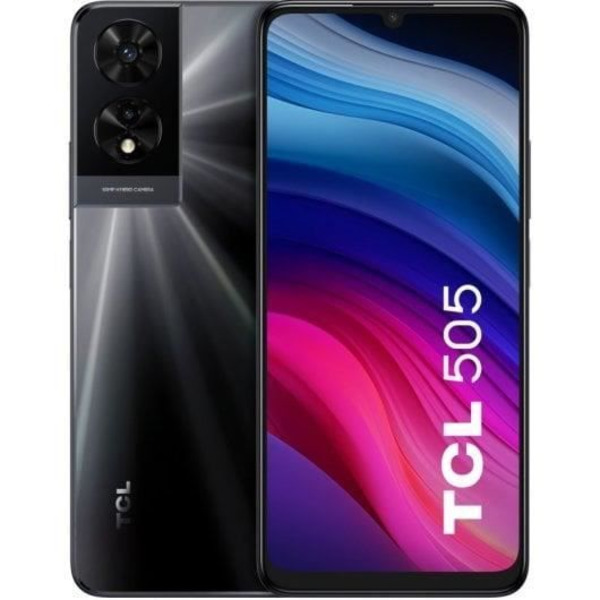 TCL 505 Smartphone - Grå - 8/128GB - 4" skärm - Touch Grå
