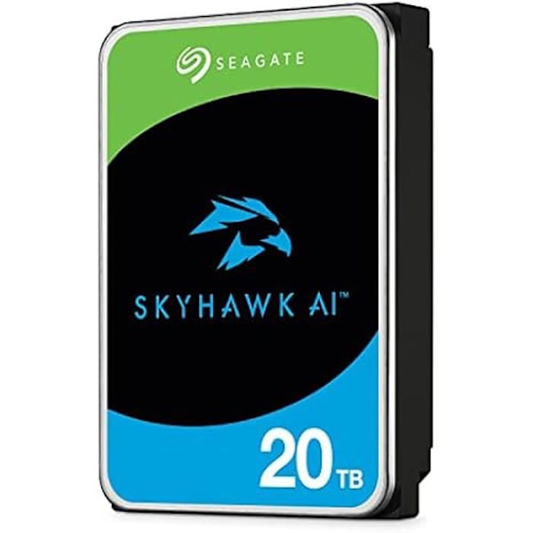 Hårddisk - SEAGATE - SkyHawk AI - 20TB - SATA 6Gb/s - 3,5 tum